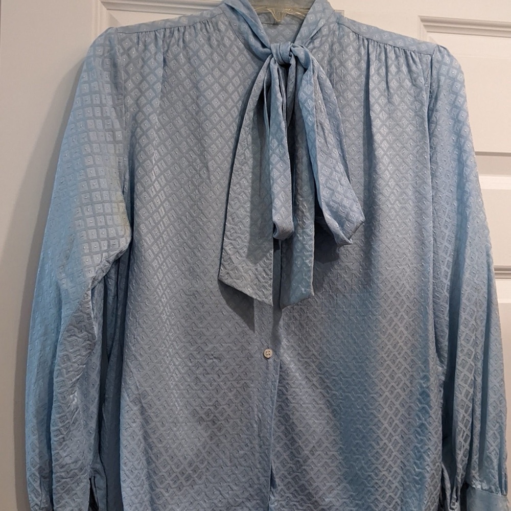 Vintage Pussy Bow Blouse 1950s